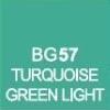 BG57 Turquoise Green Light