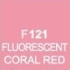 F121 Fluorescent Coral Red