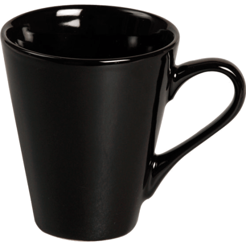 16556 Tasse klein Keramik Schwarz