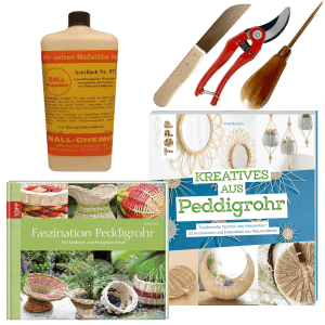 Korbmacher Zubehör / Werkzeug / Bücher