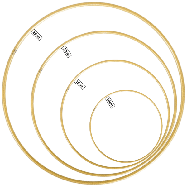 Traumfänger Drahtringe Gold