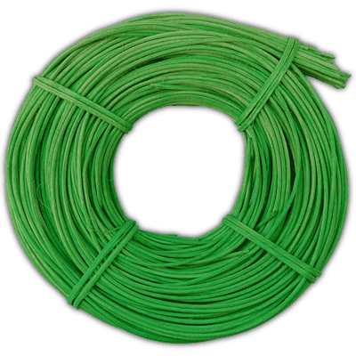 Peddigrohr Flechtmaterial Grün, Ø 2,0mm, 250g Rolle