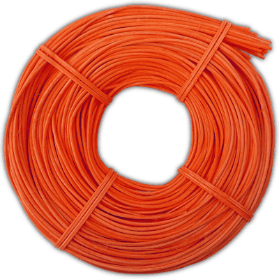 Peddigrohr Flechtmaterial Orange, Ø 2,0mm, 250g Rolle