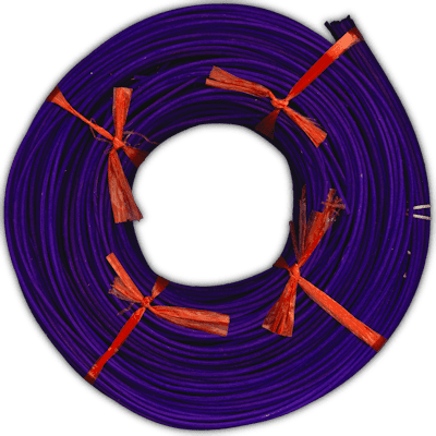 Peddigrohr Flechtmaterial Violett, Ø 2,5mm, 250g Rolle