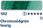 Schmincke Norma 35ml Ölfarbe Nr.502 Chromoxidgrün feurig