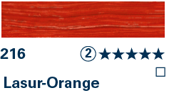 Schmincke PRIMAcryl feinste Acrylfarbe 35ml - Nr. 216 Lasur Orange
