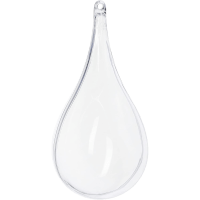 teilbare Acrylform / Kunststoffform Tropfen