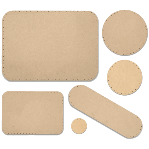 Korbflechtböden vorgebohrt - rund oval eckig aus MDF und Sperrholz